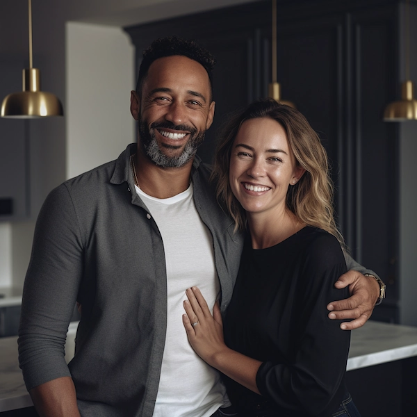 Happy Real Estate Couple