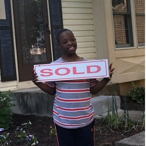 Happy Real Estate Child